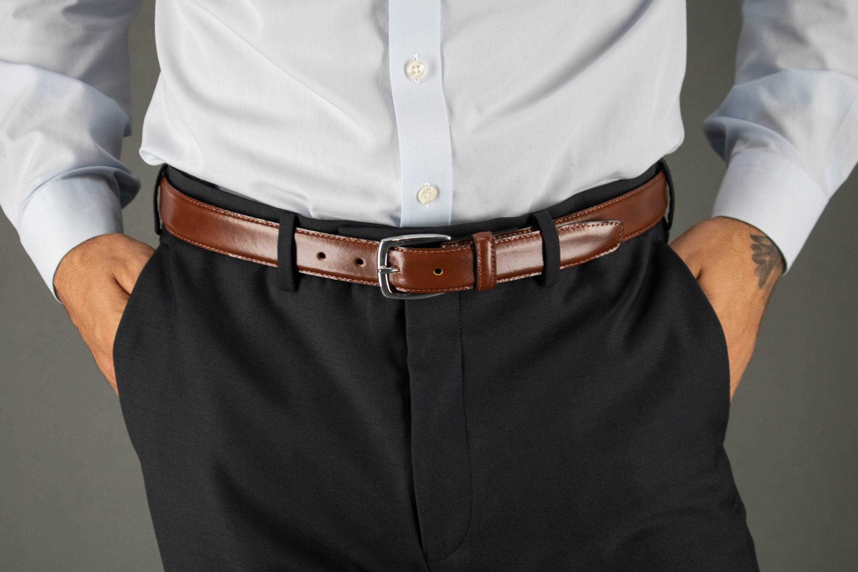 dress belts men
